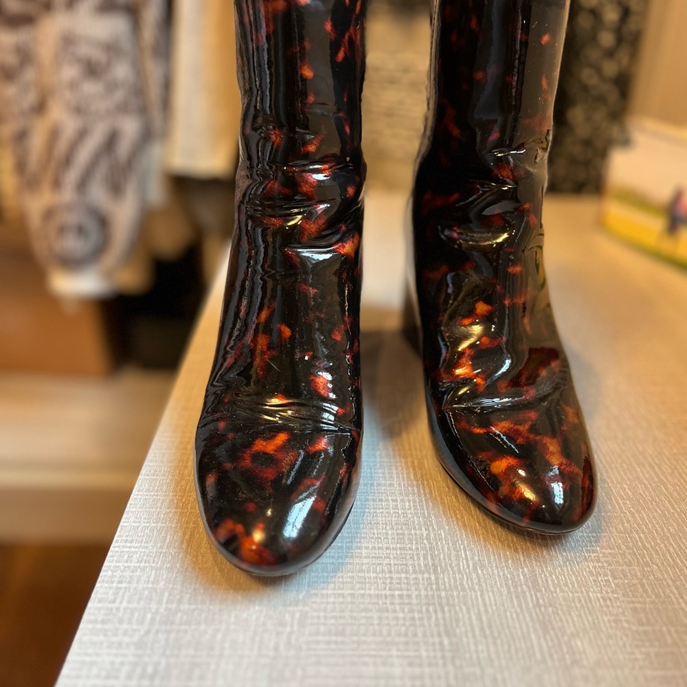 J.Crew Tortoise Sadie Ankle Boots